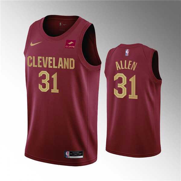 Men's Cleveland Cavaliers #31 Jarrett Allen Wine Icon Edition Stitched Basketball Jersey Dzhi,We sell and wholesale Men's Cleveland Cavaliers #31 Jarrett Allen Wine Icon Edition Stitched Basketball Jersey Dzhi on line form chian!